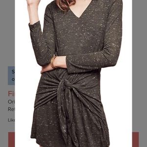 Dolan Left Coast Green Long sleeve Dress NWT